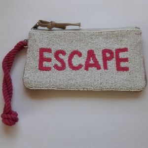 Summery Beach ESCAPE Beaded Wristlet